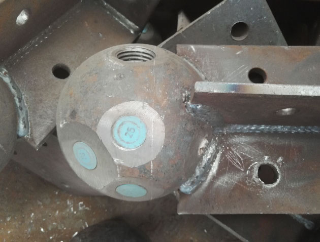 辽宁螺栓球球塞，网架配件